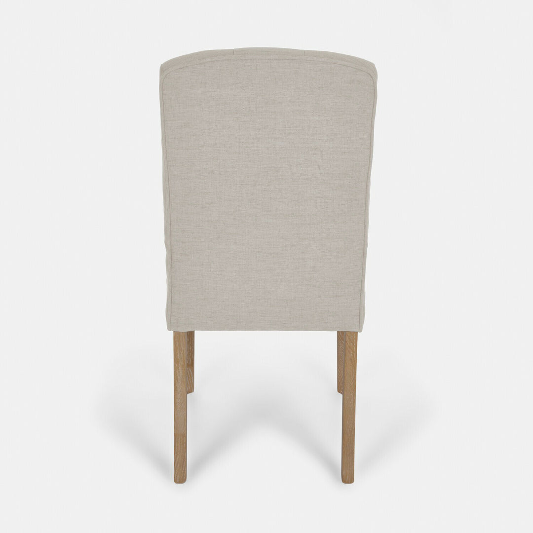 Chaise LOBERON Fulden tissu lin — photo produit