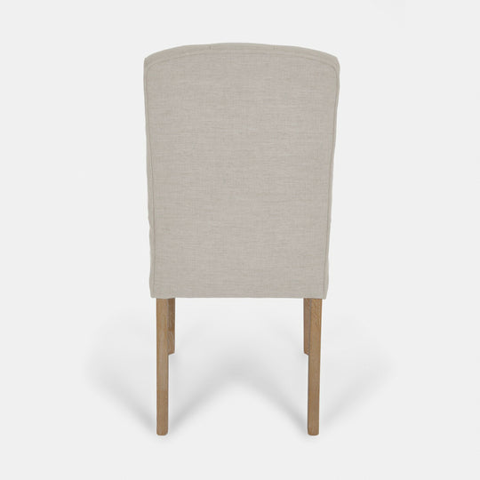 Chaise LOBERON Fulden tissu lin — photo produit