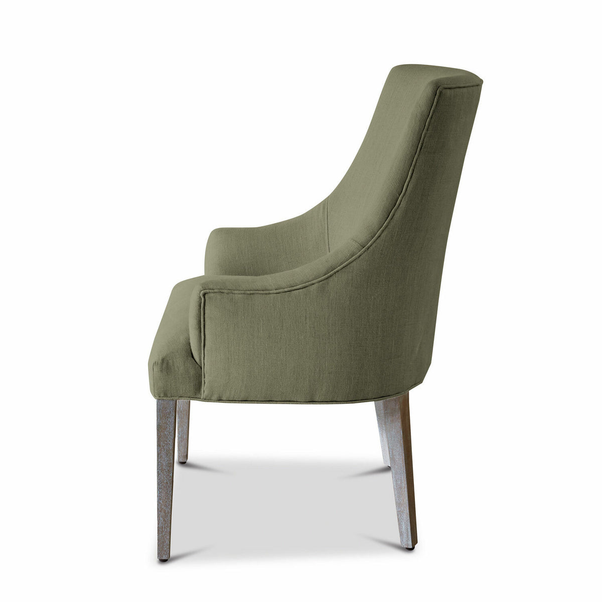 Chaise avec accoudoirs LOBERON Hyeres vert — photo produit