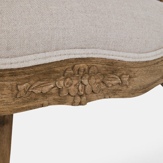 Chaise de salle à manger LOBERON Ladorée en bois de chêne — photo produit