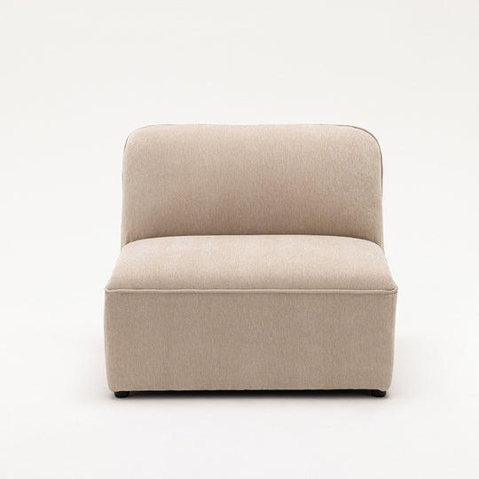 Chauffeuse Drawer en tissu : Couleur - Ecru