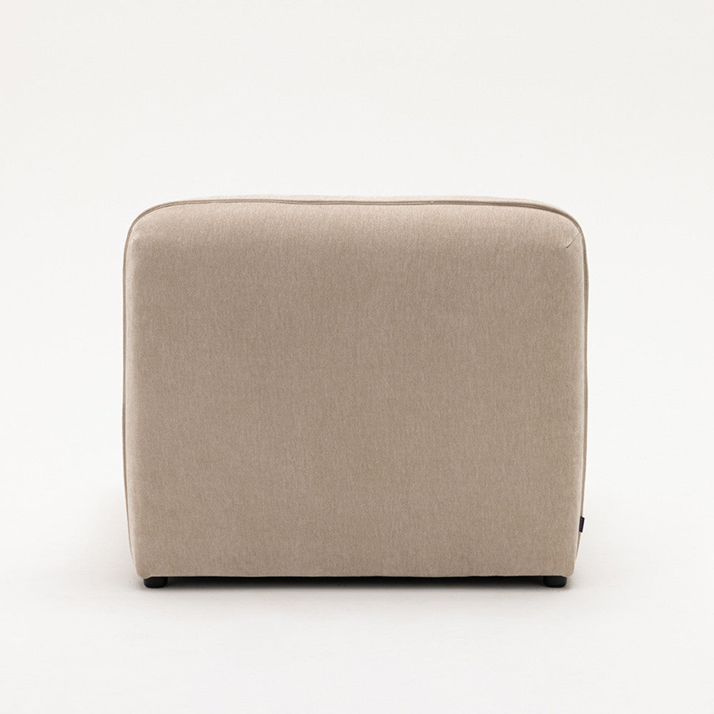 Chauffeuse Drawer en tissu : Couleur - Ecru
