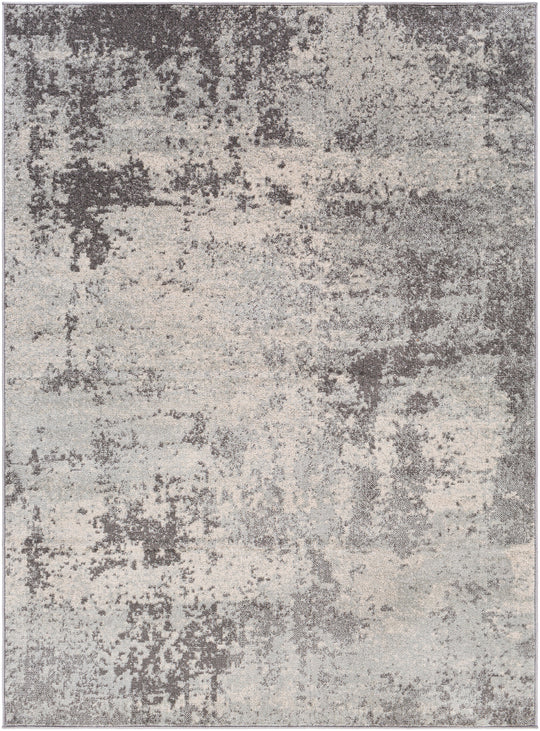 Tapis Abstrait Moderne Gris/Blanc Baroda