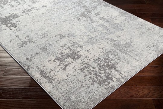 Tapis Abstrait Moderne Gris/Blanc Baroda
