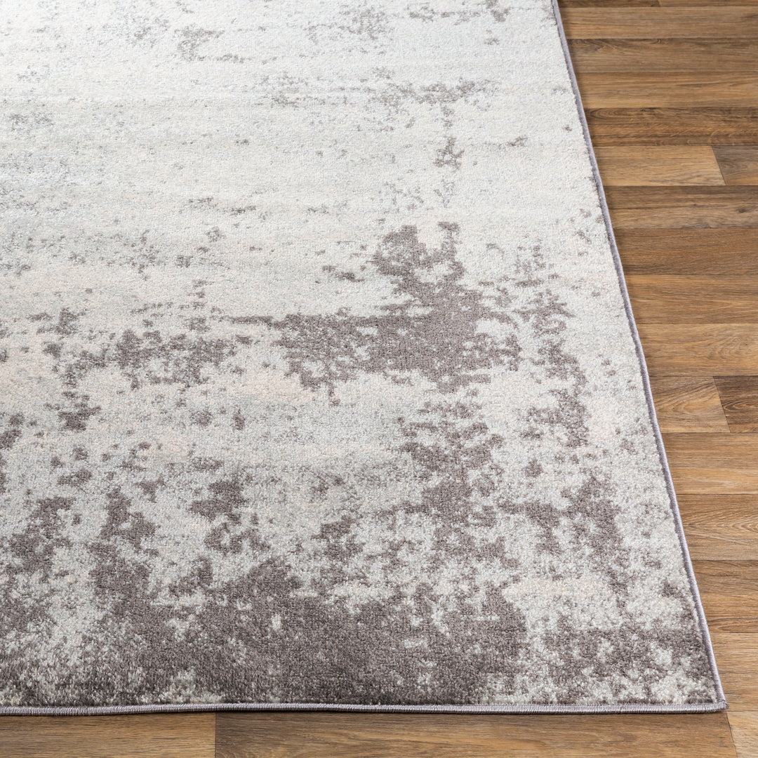 Tapis Abstrait Moderne Gris/Blanc Baroda