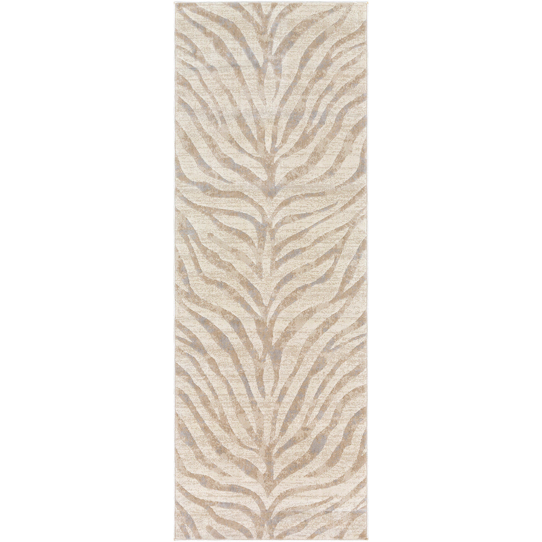 Tapis de Couloir Zébré Bohème Gris/Beige Luanda