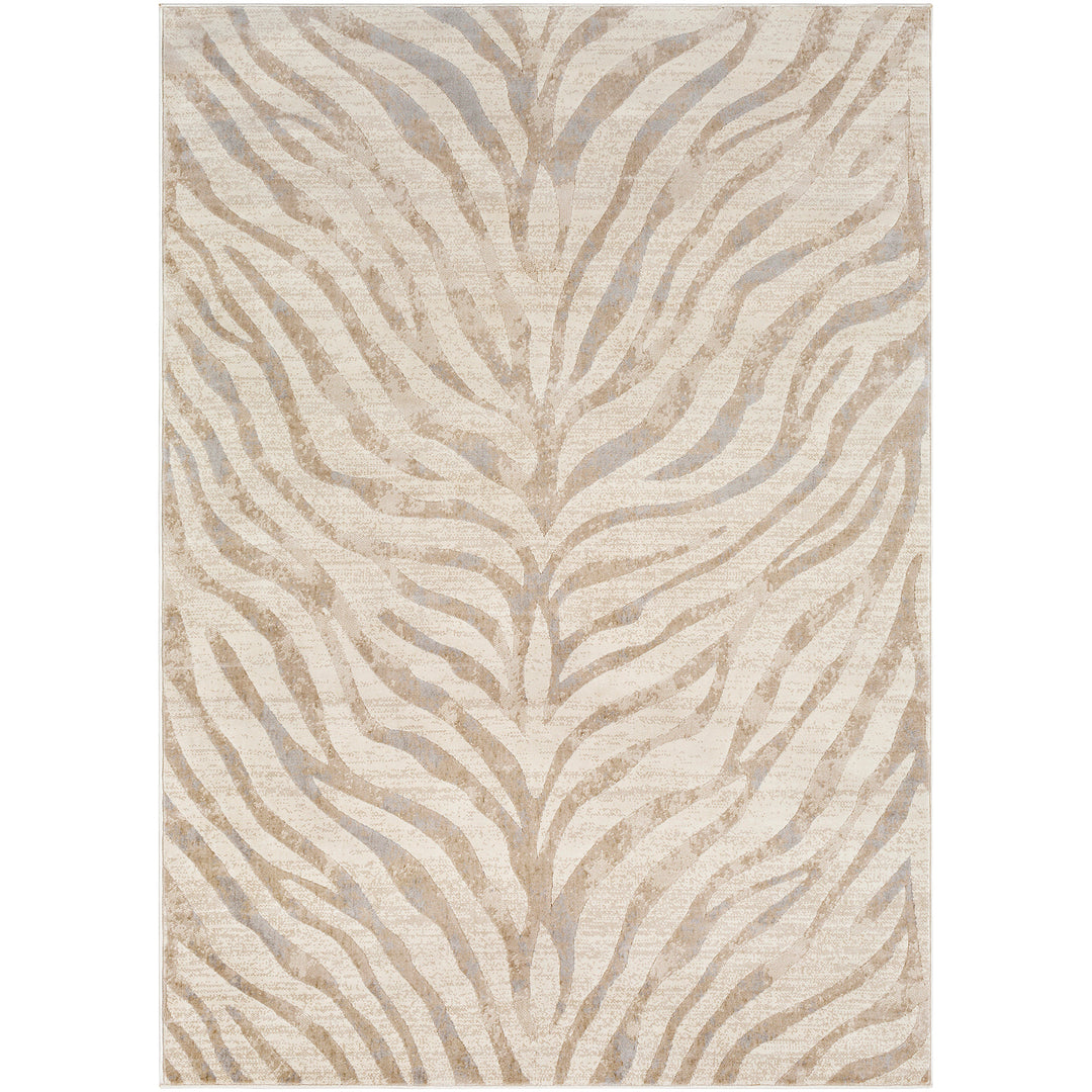 Tapis Zébré Bohème Gris/Beige Luanda