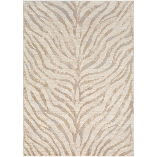 Tapis Zébré Bohème Gris/Beige Luanda