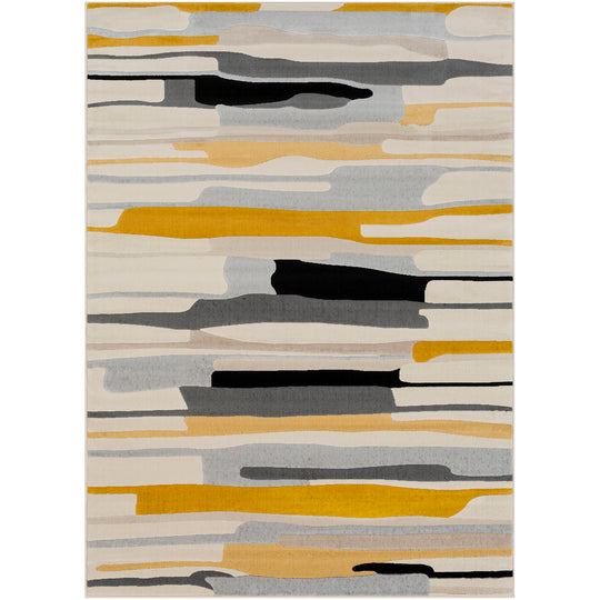 Tapis Scandinave Moderne Multicolore/Gris Houston