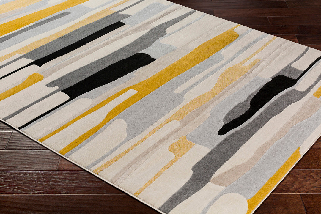 Tapis de Couloir Scandinave Moderne Multicolore/Gris Houston
