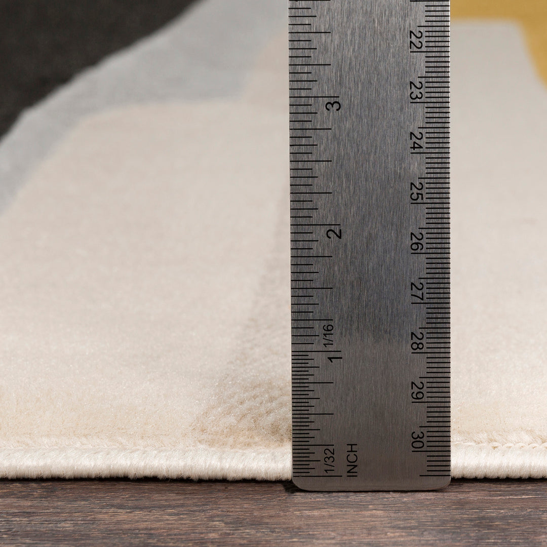 Tapis de Couloir Scandinave Moderne Multicolore/Gris Houston