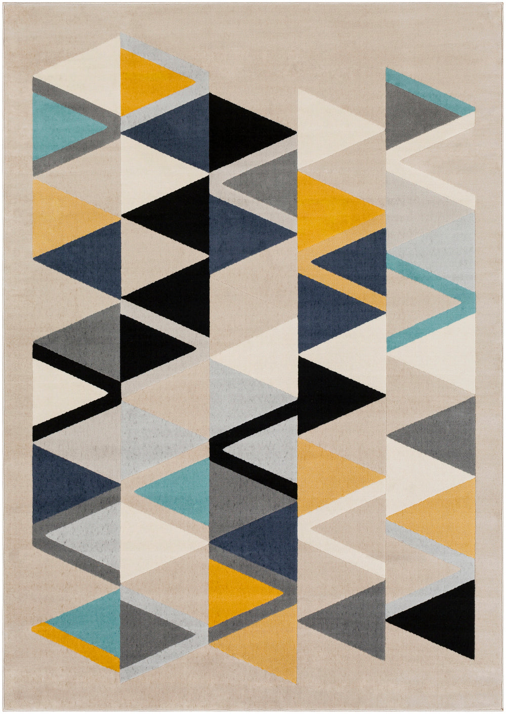 Tapis Scandinave Moderne Multicolore/Gris Milano