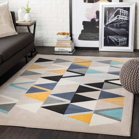 Tapis Scandinave Moderne Multicolore/Gris Milano