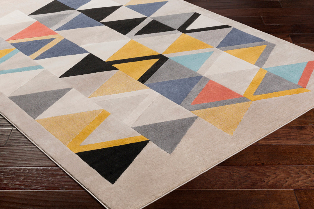 Tapis Scandinave Moderne Multicolore/Beige Milano