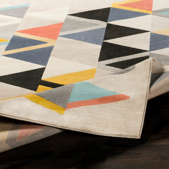Tapis Couloir Scandinave Moderne Multicolore/Beige Milano