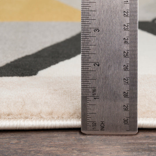 Tapis Scandinave Moderne Multicolore/Beige Milano