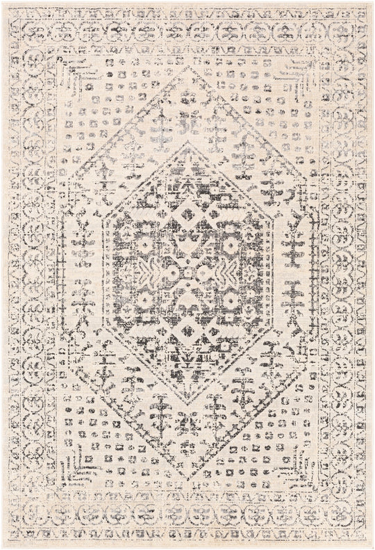 Tapis Vintage Oriental Beige/Gris Nephi