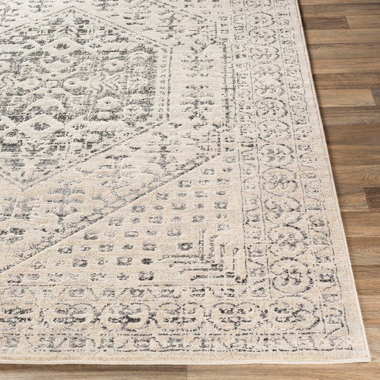 Tapis Vintage Oriental Beige/Gris Nephi