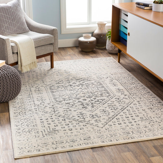 Tapis Vintage Oriental Beige/Gris Nephi
