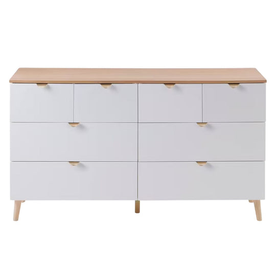 Commode double VERTBAUDET Merveilles avec 8 tiroirs blanc