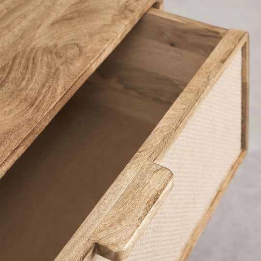 Commode SKLUM Abrams 3 tiroirs 80x40 cm en bois de manguier