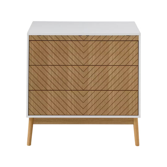 Commode VERTBAUDET Chevrons 3 tiroirs bois
