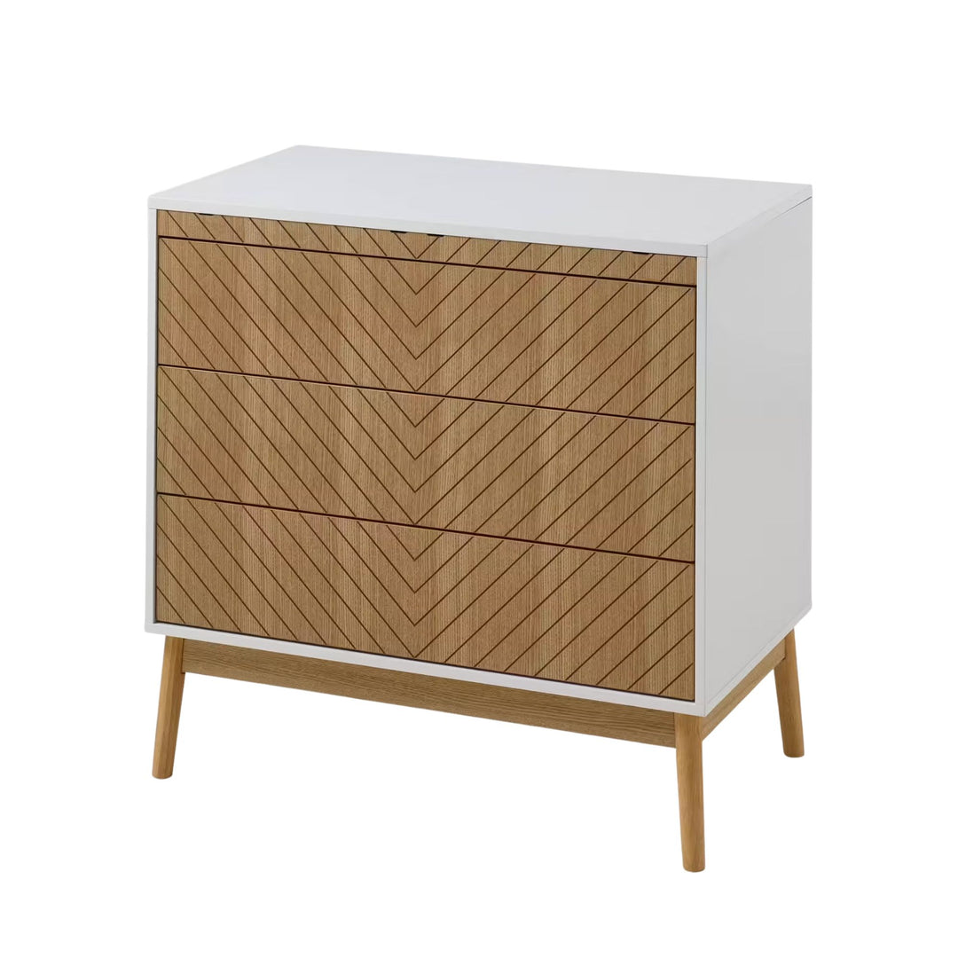 Commode VERTBAUDET Chevrons 3 tiroirs bois