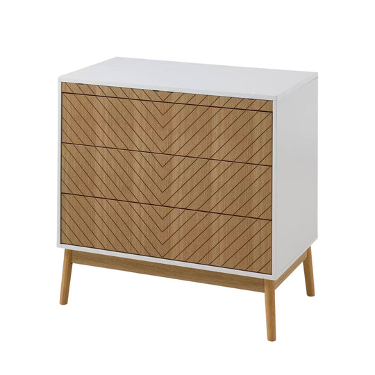 Commode VERTBAUDET Chevrons 3 tiroirs bois
