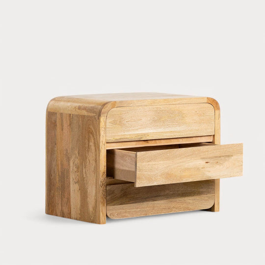 Commode THE MASIE Vanile 3 tiroirs en bois de manguier