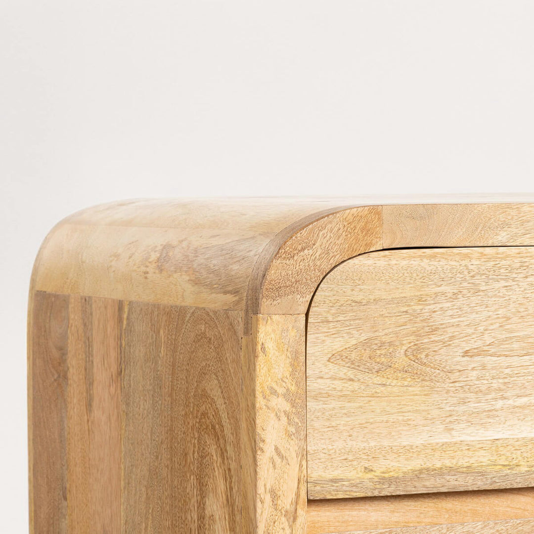 Commode THE MASIE Vanile 3 tiroirs en bois de manguier