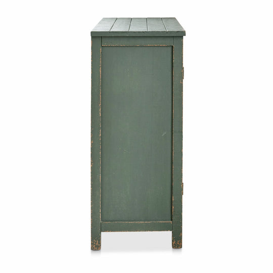 Commode LOBERON Alajela vert vieilli — photo produit