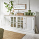 Commode LOBERON Kostan en bois massif blanc — photo produit