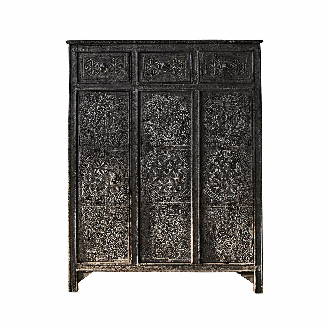 Commode LOBERON Dakota en bois noir — photo produit