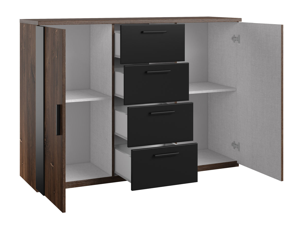 Commode MOBILIER 1 Felelie 102 en chêne foncé cuivré — photo produit