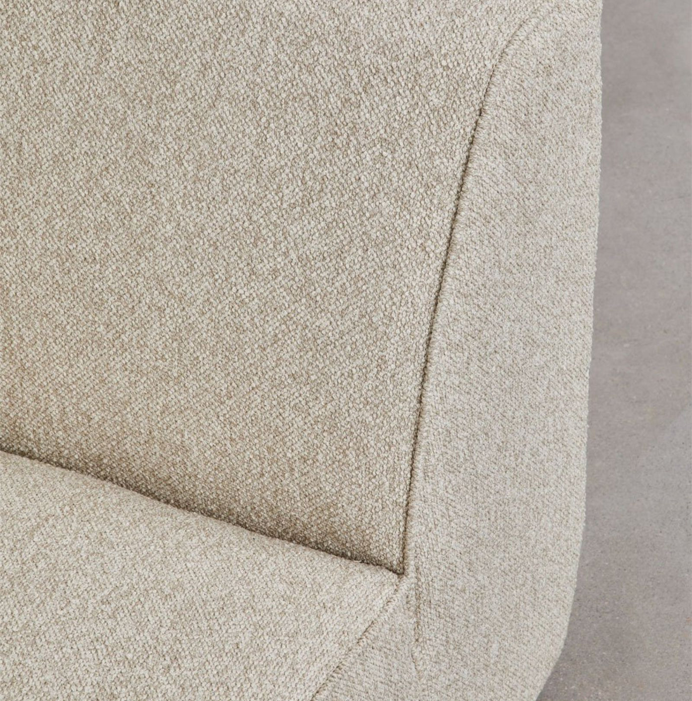 Module d’angle rembourré SKLUM Cardea Beige