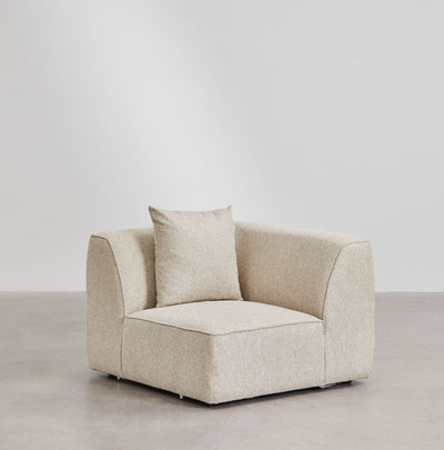 Module d’angle rembourré SKLUM Cardea Beige