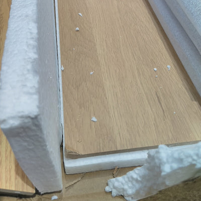 Colonne de rangement DRAWER June en bois et cannage H190cm