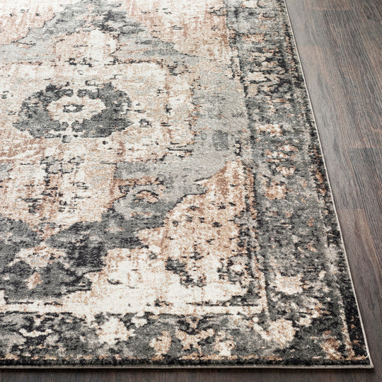 Tapis Vintage Oriental Gris/Ivoire Florence