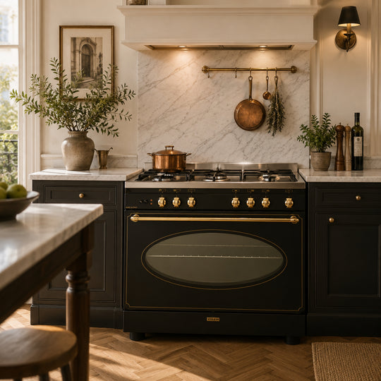 Cuisinière gaz GLEM GU850CER Noir