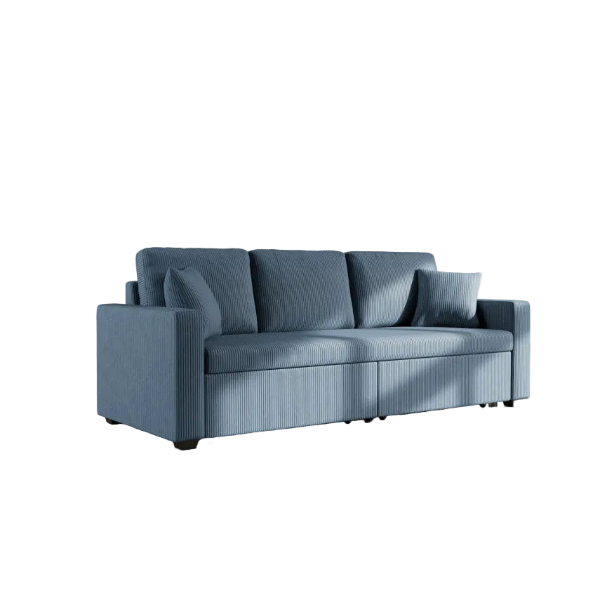 Canapé BEST MOBILIER Cyrus 3 places convertible velours côtelé