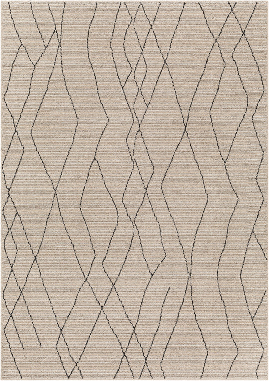 Tapis Berbère Ethnique Gris/Beige Durban 200x275cm