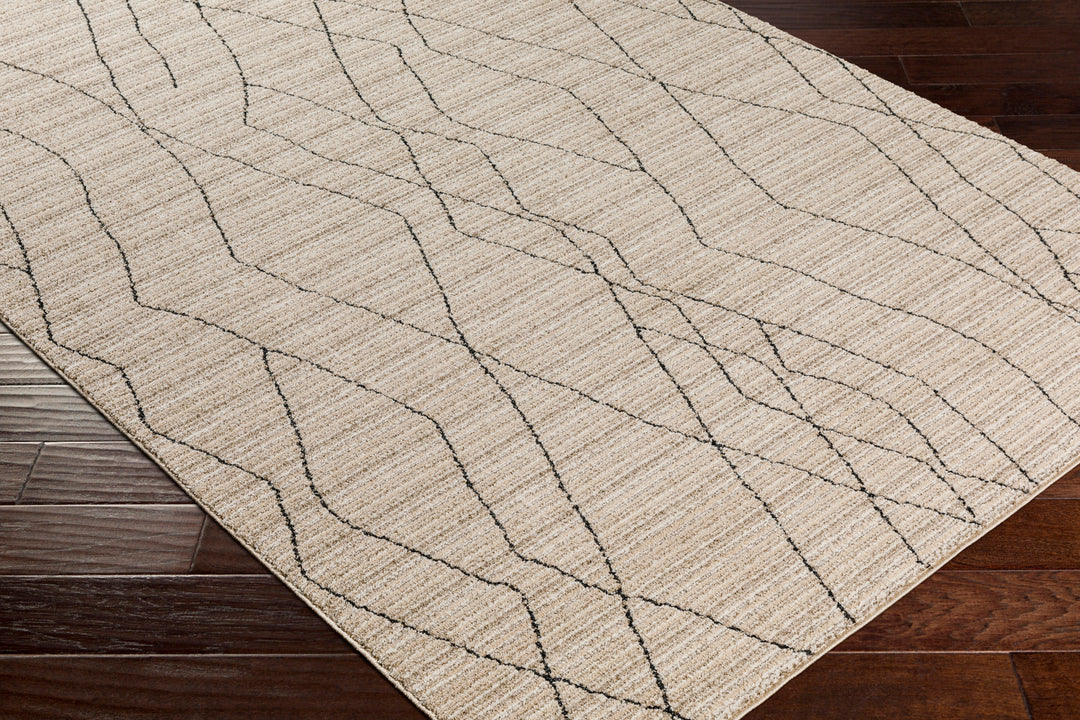 Tapis de Couloir Berbère Ethnique Gris/Beige Durban