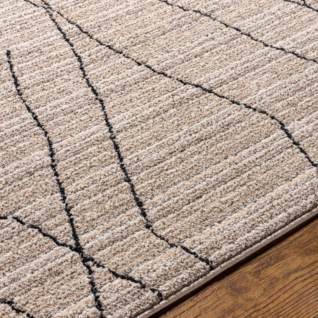 Tapis Berbère Ethnique Gris/Beige Durban 200x275cm