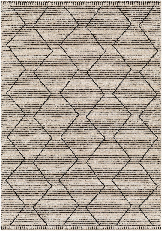Tapis Berbère Ethnique Ivoire/Beige Argel