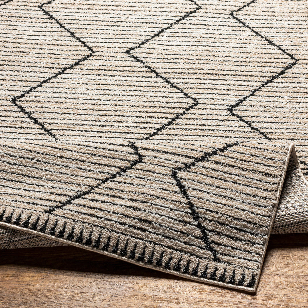 Tapis Berbère Ethnique Ivoire/Beige Argel