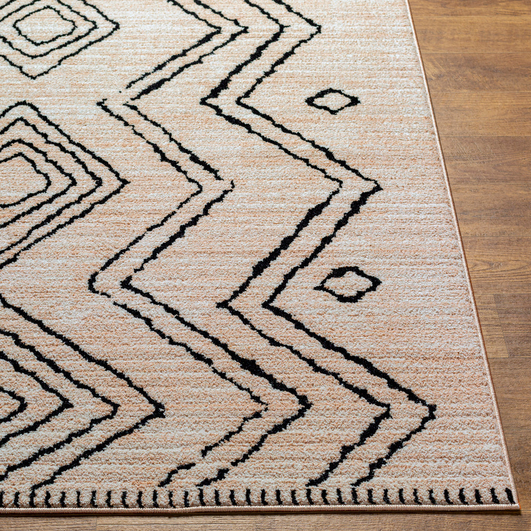 Tapis de Couloir Berbère Ethnique Gris/Beige Argel