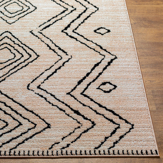 Tapis de Couloir Berbère Ethnique Gris/Beige Argel