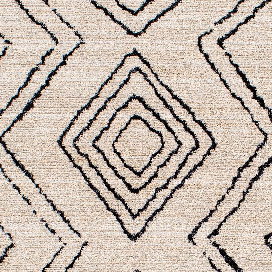 Tapis de Couloir Berbère Ethnique Gris/Beige Argel