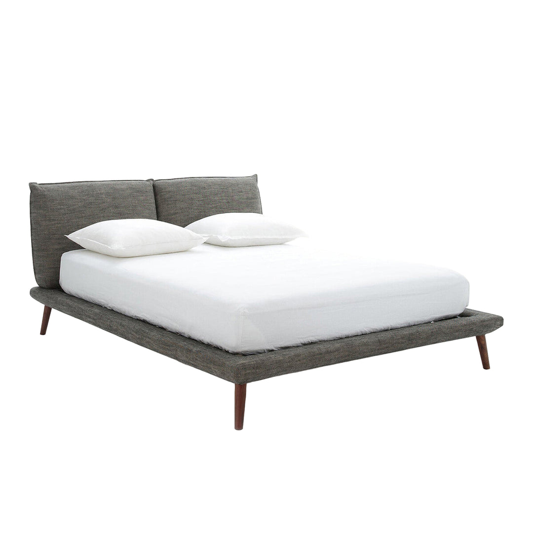 Lit en lin avec sommier 160x200cm, Aurore design E. Gallina AM.PM