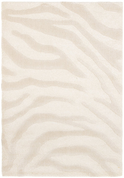 Tapis Épais Zébré Crème